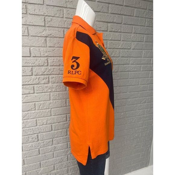 Ralph Lauren Custom Fit Banner Striped Polo Shirt Size S (Unisex) - Picture 6 of 12